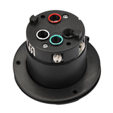 50A 125/250V AC, Non-Nema 3P, 4W, California Style Grounding, Black & White Locking Flanged Inlet CS6375C