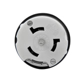 50A 125/250V AC, Non-Nema 3P, 4W, California Style Grounding, Black & White Locking Connector CS6364C