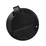 50A 125/250V AC, Non-Nema 3P, 4W, California Style Grounding, Black & White Locking Flanged Inlet CS6375C