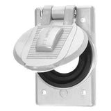 Hubbell Wiring Device 74CM25WOAW - 1-Gang, 1.60" Opening, Standard Size, White