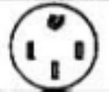 Hubbell Wiring Device 9452C - 50A, 125/250V, 3-Pole, 4-Wire, 14-50P