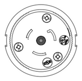 Hubbell Wiring Device 2311ST - 20A, 125V, 2-Pole, 3-Wire, L5-20P