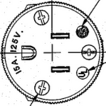 Hubbell Wiring Device 5266C - 15A, 125V, 2-Pole, 3-Wire, 5-15P