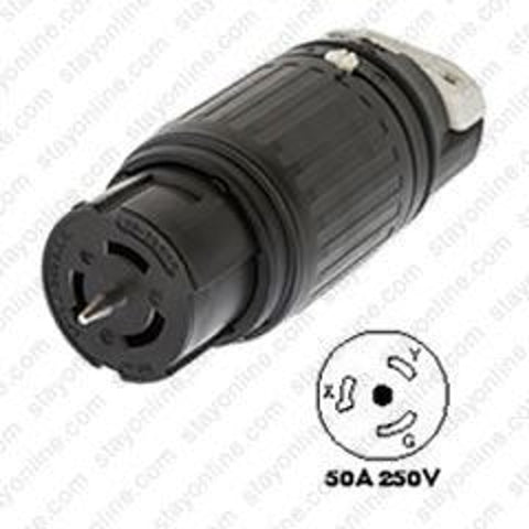 Hubbell Wiring Device CS8264C - 50A, 250V, 2-Pole, 3-Wire