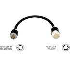 30 AMP 125/250V TO 30 AMP 125V ADAPTER, 2711 TO 2613