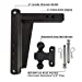 Bulletproof Hitches HD208 2.0" Heavy Duty 10" Drop/Rise Hitch with Dual Ball (22,000lb Rating)