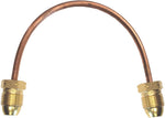 Propane Regulator Copper Pigtail POL x POL 12" Long