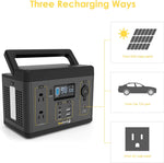 SeeDevil Portable Power Station 300W, 280Wh Backup Battery, Solar Generator (Solar Panel Not Included) Great for Camping, Emergency Power, Off-Grid, Outdoor use