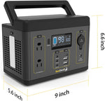SeeDevil Portable Power Station 300W, 280Wh Backup Battery, Solar Generator (Solar Panel Not Included) Great for Camping, Emergency Power, Off-Grid, Outdoor use