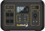 SeeDevil Portable Power Station 2000W, 2131Wh Portable Generator with 4x110V/2000W AC Outlets, for Outdoor RV/Van Camping, Overlanding