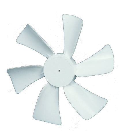 Ventmate 65484 White 6" Replacement Jensen Fan Blade with 0.125" D-Bore