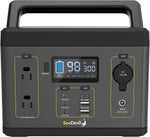 SeeDevil Portable Power Station 300W, 280Wh Backup Battery, Solar Generator (Solar Panel Not Included) Great for Camping, Emergency Power, Off-Grid, Outdoor use