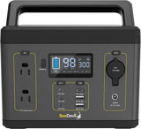 SeeDevil Portable Power Station 300W, 280Wh Backup Battery, Solar Generator (Solar Panel Not Included) Great for Camping, Emergency Power, Off-Grid, Outdoor use