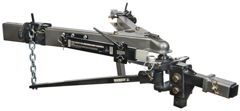 Husky 31621 Lightweight Pin Trunnion Bar Weight Distribution Hitch with Sway Control and Ball