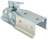 Husky 87076 2" Ball 3" Width 6,000 lbs. Straight Coupler with Chain,Grey