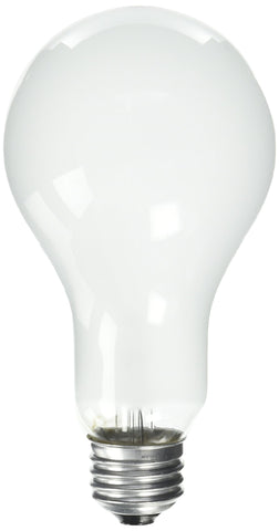 EiKO 01970 Model ECA Inside Frosted Photoflood Light Bulb, 120 Voltage Rating, 250 Watts, 2.08 Amps, Medium Screw (E26) Base, A-23 Bulb, C-9 Filament, 5.52"/140.2mm MOL, 2.76"/70.0mm MOD, 6500 Lumens
