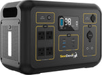 SeeDevil Portable Power Station 2000W, 2131Wh Portable Generator with 4x110V/2000W AC Outlets, for Outdoor RV/Van Camping, Overlanding