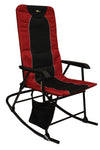 Faulkner 49596 Dakota Rocking Chair, Burgundy/Black
