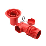 Valterra F02-3103 Red Bulk EZ Coupler Sewer Adapter