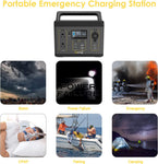 SeeDevil Portable Power Station 300W, 280Wh Backup Battery, Solar Generator (Solar Panel Not Included) Great for Camping, Emergency Power, Off-Grid, Outdoor use