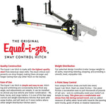 Equal-i-zer Weight Distribution and Sway Control Hitch Without a Shank