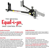 Equal-i-zer Weight Distribution and Sway Control Hitch Without a Shank