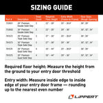 Lippert Components 733931 Solid Step Quad Step for RV and Travel Trailer Entry Doorway Black, 26-inch