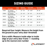 Lippert Components 733931 Solid Step Quad Step for RV and Travel Trailer Entry Doorway Black, 26-inch