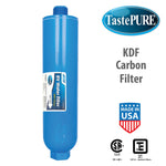 Camco TastePURE Inline RV Water Filter - Greatly Reduces Bad Taste, Odors, Chlorine and Sediment in Drinking Water