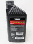 YAMAHA 4-Quarts LUB-10W30-GG-12 Yamalube Golf Car and Generator Oil 10W-30
