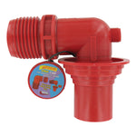 Valterra F02-3103 Red Bulk EZ Coupler Sewer Adapter