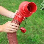 Valterra F02-3103 Red Bulk EZ Coupler Sewer Adapter
