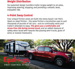 Equal-i-zer Weight Distribution and Sway Control Hitch Without a Shank