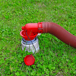 Valterra F02-3103 Red Bulk EZ Coupler Sewer Adapter