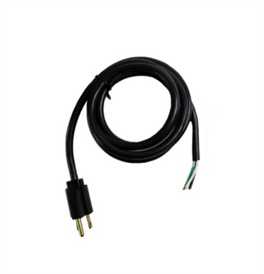 MOLDED PIGTAIL CORD | 15 AMP 120 VOLT | 3W, 2P, 6 FT. CORD